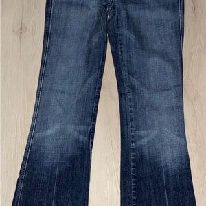 7 For All Mankind Dark Indigo Flare Jeans